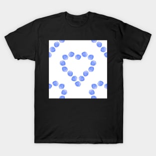 Blue hearts T-Shirt